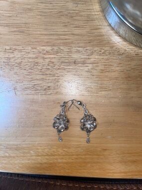 Delicate Filigree Dangle Earrings - Silver plated 925  from Mexico